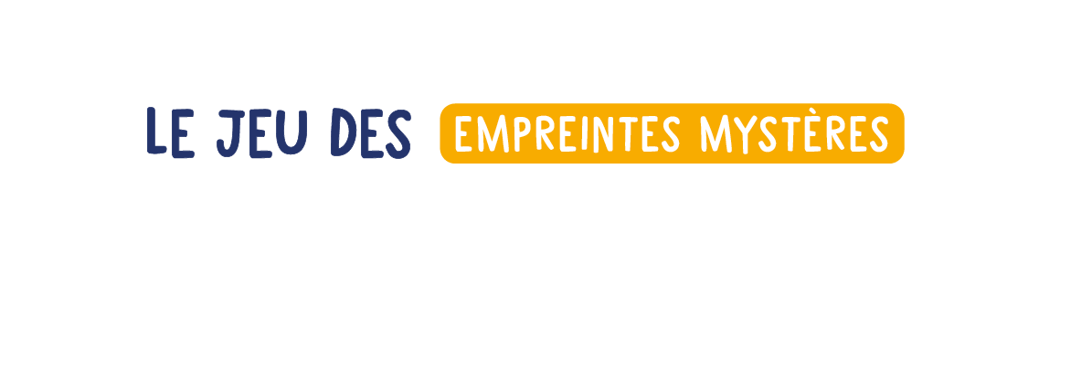 Le jeu des empreintes mystères