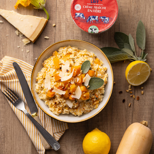 RISOTTO MET BUTTERNUT EN SALIE